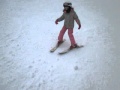 Emily age 5 on skiing