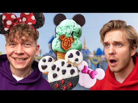 Syödään VAIN Disneyland Ruokaa 24H
