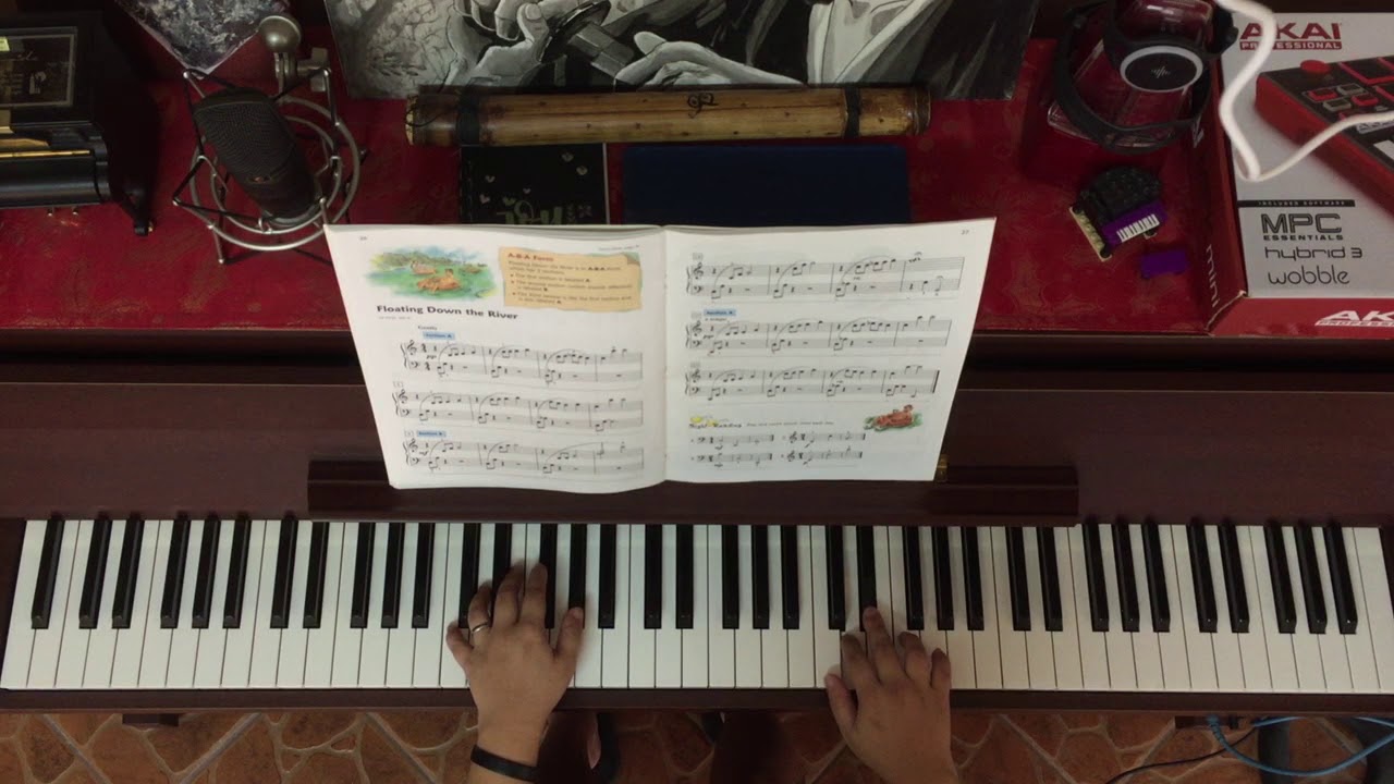 13. Floating Down the River - Alfred's Premier Piano Course Lesson 2B