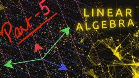 Inverse by Row Operation and Co-factor, Solution of Linear System-Linear Algebra (Lecture-05)