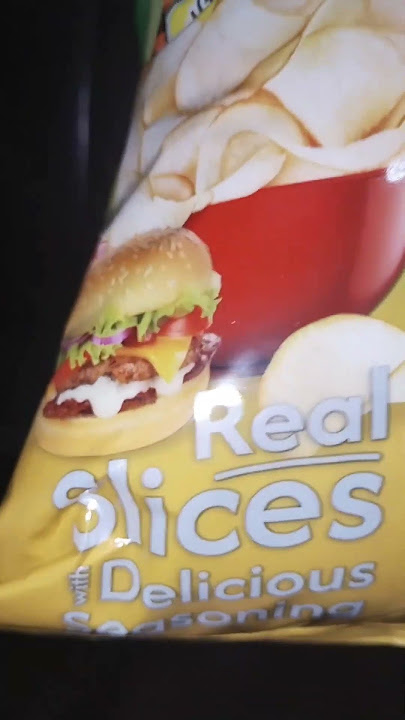 Kusuka Cheese Burger #Shorts #Kusuka #Singkong #CheeseBurger #Chips #CassavaChips #KeripikSingkong