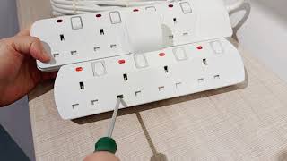 4 Way 3 Pin Extension Socket UK Plug Adapter|T shape Adaptor Plug |Foshan Guanglong Electrical
