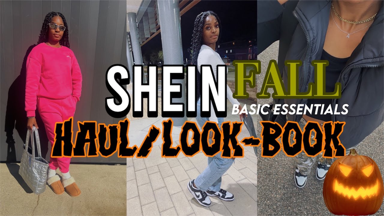 SHEIN EVERYDAY FALL BASICS HAUL| wardrobe basics, essentials etc #ad # ...