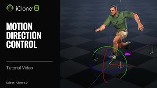 How to Simplify Character Animation by using Motion Direction Control | iClone 8 Tutorial screenshot 4