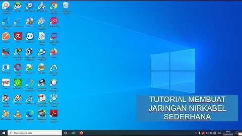 Tutorial Membuat Jaringan Nirkabel / Wifi Sederhana