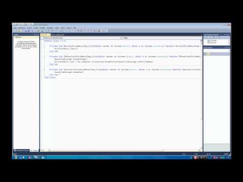 Visual Basic 2010 - Editor erstellen