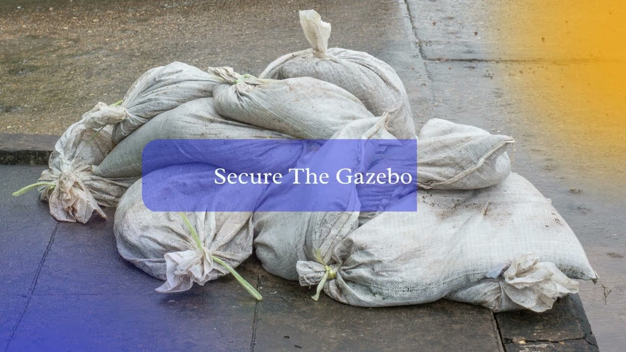 How to anchor a pop up gazebo? AskGazebo