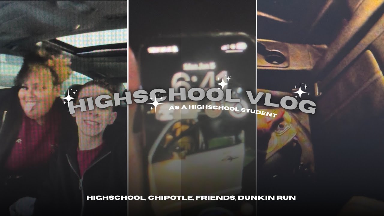 HIGHSCHOOL VLOG | as a highschool student - friends, dunking run, car karaoke, highschool.
