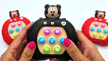 POP IT SPEED PUSH GAME MICKEY & MINNIE MOUSE COLLECTION 2024 ASMR #fidget #trending #cute #asmr