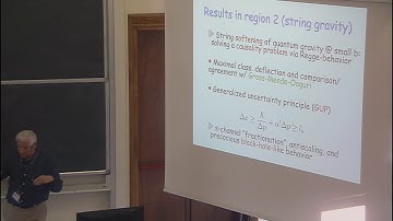 Gabriele Veneziano: Transplanckian collisions of particles, strings, and branes