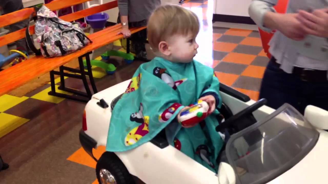 Jacks 1st haircut part 5 YouTube