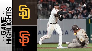 Padres vs. Giants Highlights (9\/25\/23) | MLB Highlights