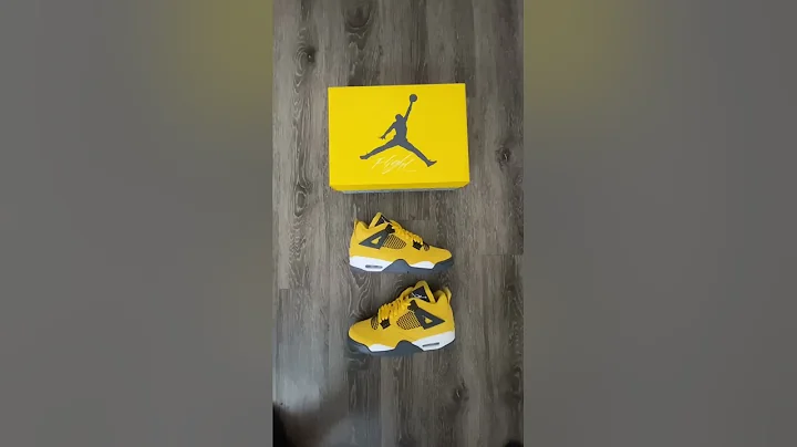 Air Jordan 4 Retro Lightning Unboxing
