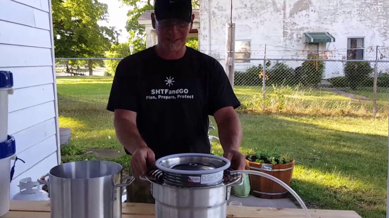 DStil Lite Non Electric Emergency Water Distiller YouTube