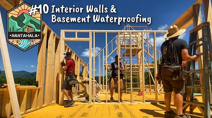 Interior Wall Framing and Basement Waterproofing | Building The Nantahala Retreat #10