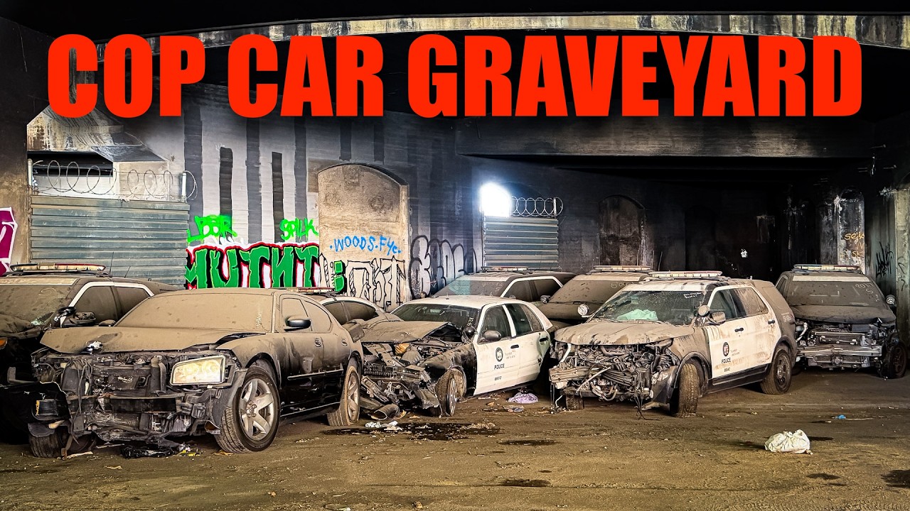 I Found Where LAPD Police Cars Go to Die