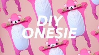 DIY Easy Onesie/ Kigurumi / Costume Pikachu Onesie+ How to Make