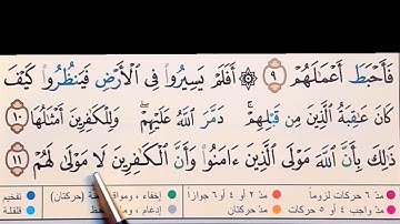 برنامج إعراب القرآن الكريم سورة محمد آية ( 11)