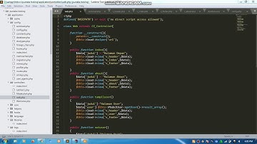 Membuat template sederhana dengan codeigniter ll Web Programming ll UBSI Sukabumi