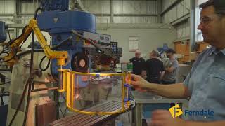Safety Guard and Shield for Milling Machines - Product Demonstration and Usage - Ferndale Safety