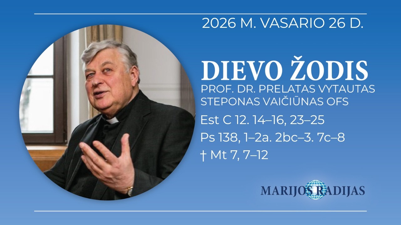 Dievo žodis – Prof. Dr. Vytautas Steponas Vaičiūnas OFS