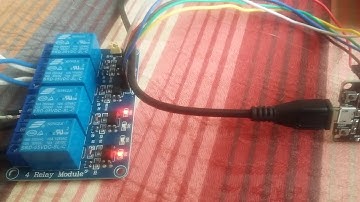 ESP32 controlando Módulo de Relés de 4 Canais