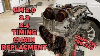 GM 2.0, 2.2, 2.4 Timing Chain Replacement for Malibu, Cobalt, G5, G6, HHR, ION, Aura, Vue - Complete