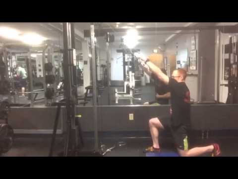 1/2 Kneeling 45 Degree 1-arm Lat Pulldown