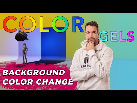 How to Change Your Background Color With Gels