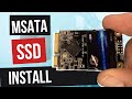 How to install a mSATA SSD in a Desktop Computer