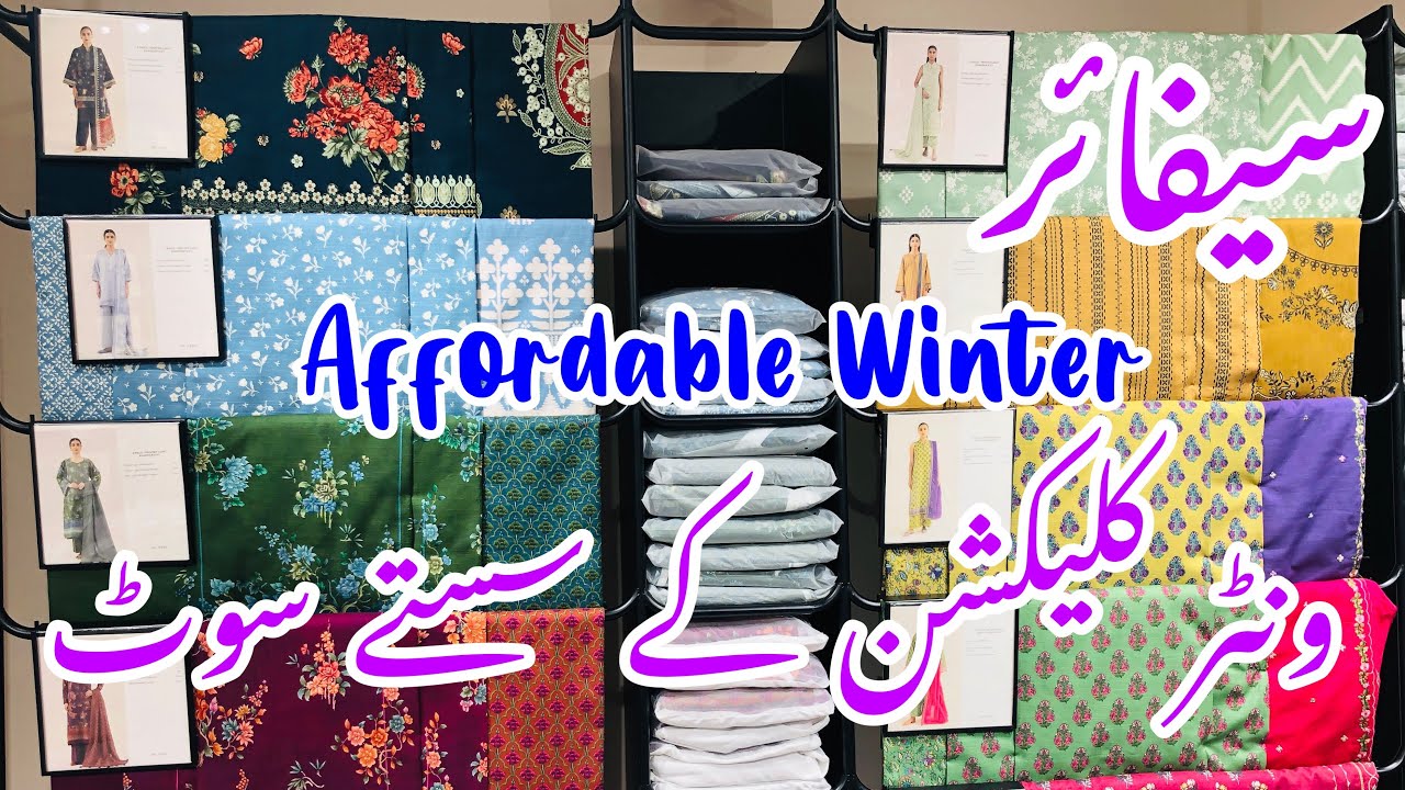 Sapphire Affordable Winter Collection 2025 | Sapphire Shawl Collection 2025 