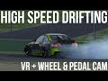 HGK E92 Eurofighter Drifting on Vallelunga Circuit - Assetto Corsa VR Gameplay with Wheel/Pedal Cam