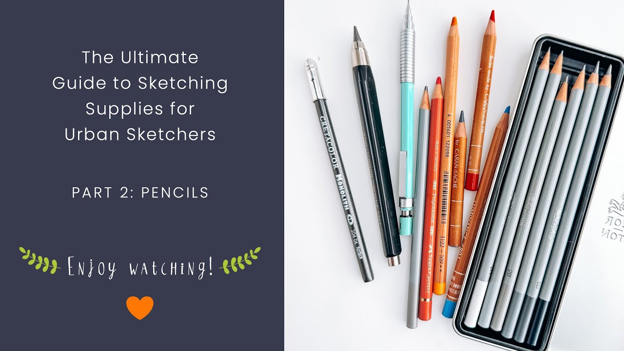 The Ultimate Guide to Sketching Supplies for beginning Urban Sketchers