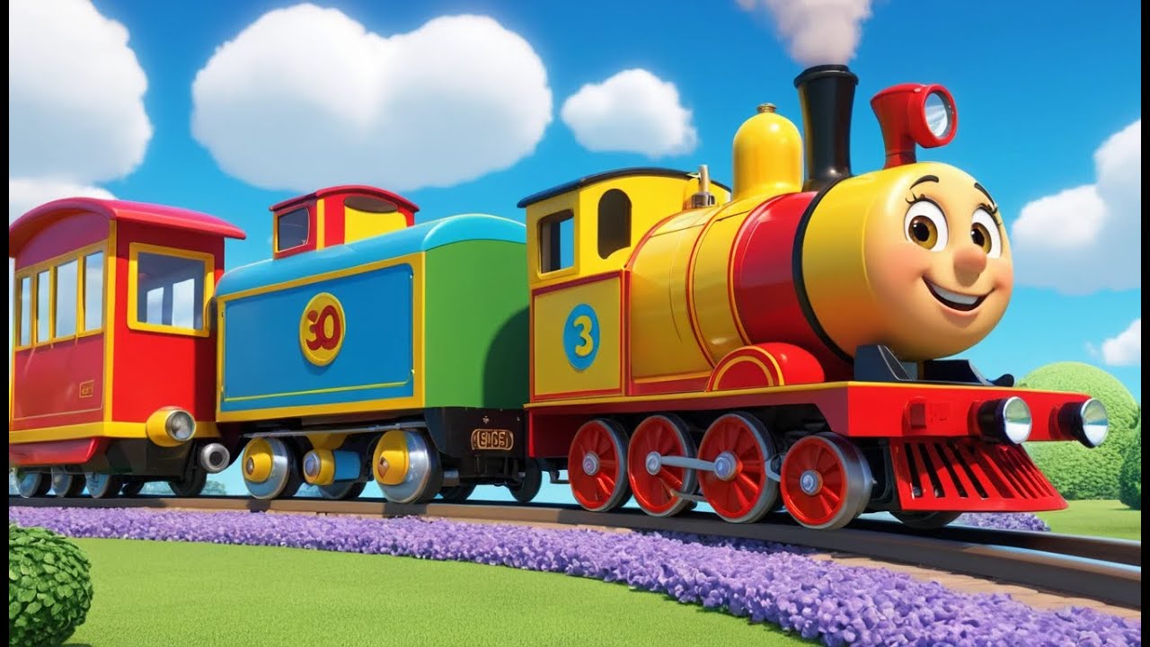 Choo Choo! The Train on the Track | Exciting Train Song for Toddlers ...