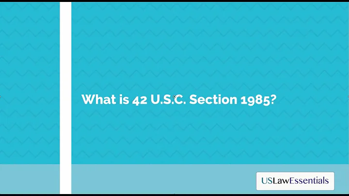 What is 42 USC Section 1985?