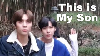 taeyong as doyoung child ft. johnny as dad