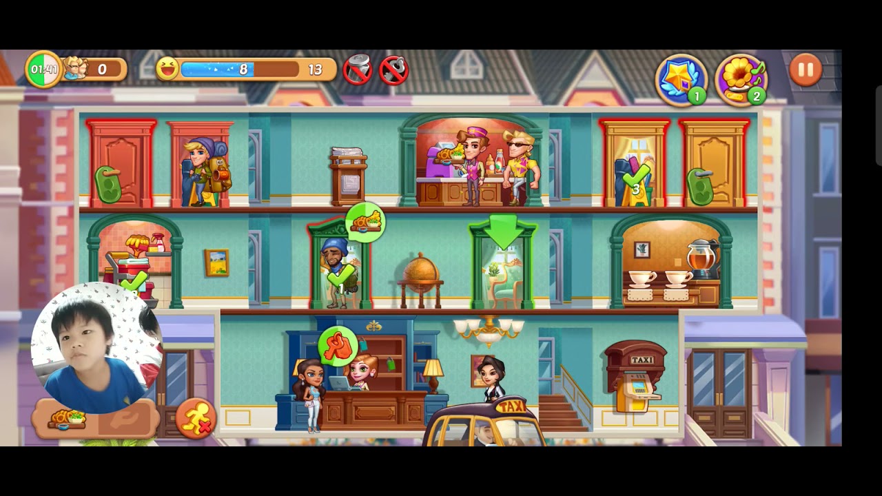 Game Hotel Craze level 45 YouTube