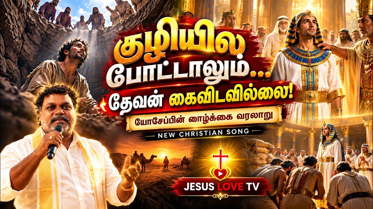 குழியில போட்டாலும் 🙏🔥 | யோசேப்பின் வாழ்க்கை வரலாறு | New Tamil Christian Song | JESUS LOVE TV