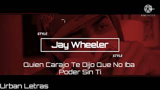 Jay Wheeler : Quien Carajo (( Preview)) *Urban Letras *