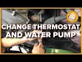 How to CHANGE WATER PUMP and THERMOSTAT in Porsche Boxster 986 (Project 34)