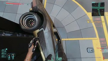 CYBERPUNK 2077 - FUNNY BUG  Car stuck in wall