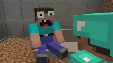 HOW to SURVIVE a NOOB and PRO FROM an ATOMIC EXPLOSION؟ in Minecraft Noob vs Pro