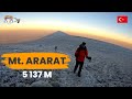 Mt ararat 5 137 m  ar da  climbing the highest peak in turkey  4k