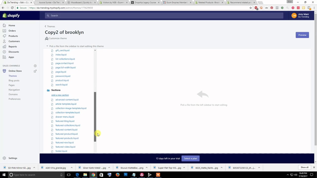 Shopify - Free Related Products Code