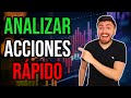 Como Analizar Acciones RÁPIDO: Guía Bolsa de Valores Para Principiantes Paso a Paso.