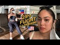 TRAVEL WITH ME in the MIDDLE OF A PANDEMIC! from PH🇵🇭 to USA🇺🇸 (naia situation, layover & more)