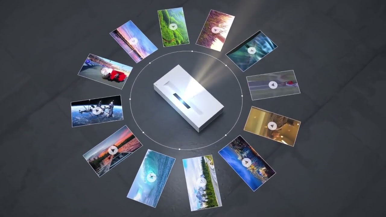 LG Laser Smart Home Theater Projector with Alexa