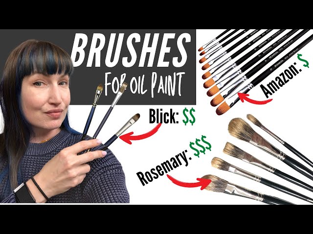 Brushes for Oil Painting: From Bargains to Splurges 