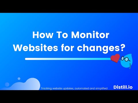 How To Monitor Website Changes? - Distill.io Chrome Extension
