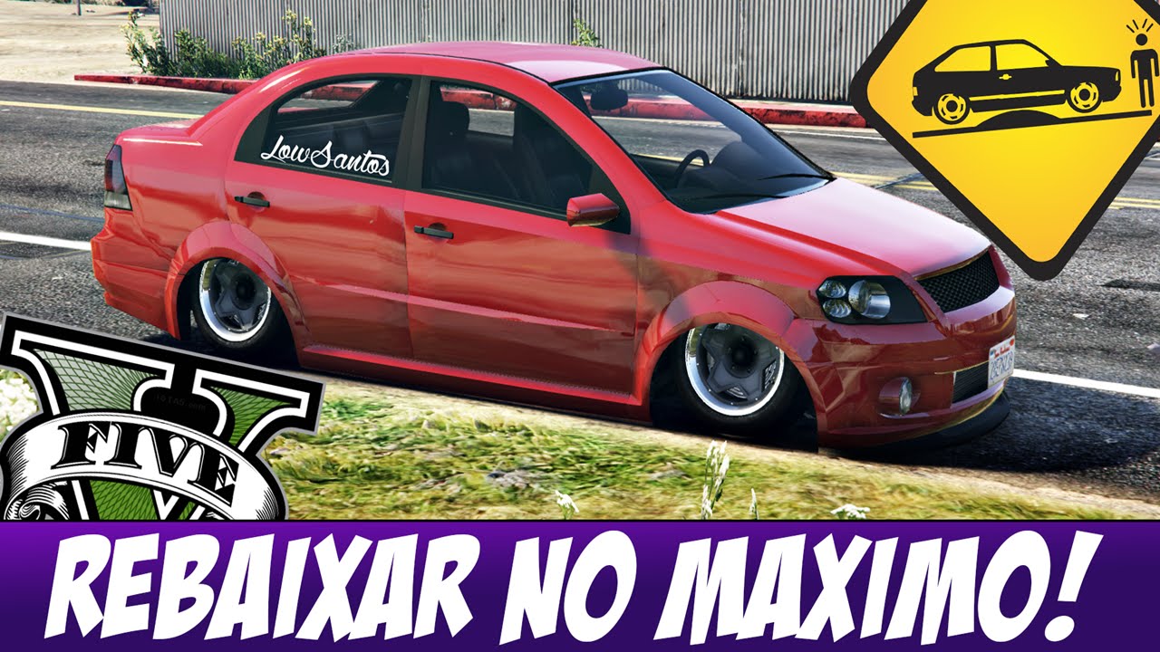 GTA V: Como REBAIXAR os CARROS no MÁXIMO e Suspensão a Ar! MOD Menu 